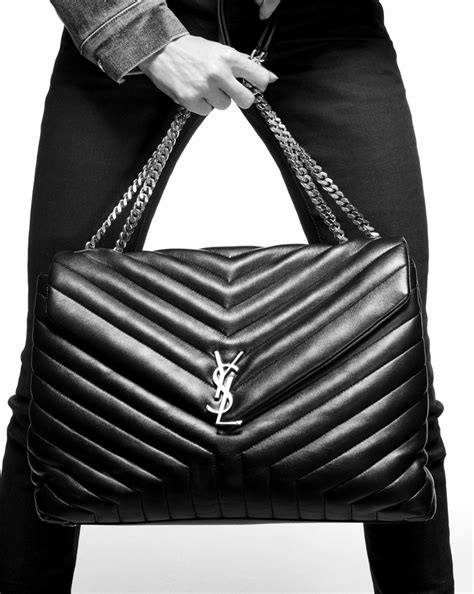 ysl large loulou monogram|YSL monogram wallet on chain.